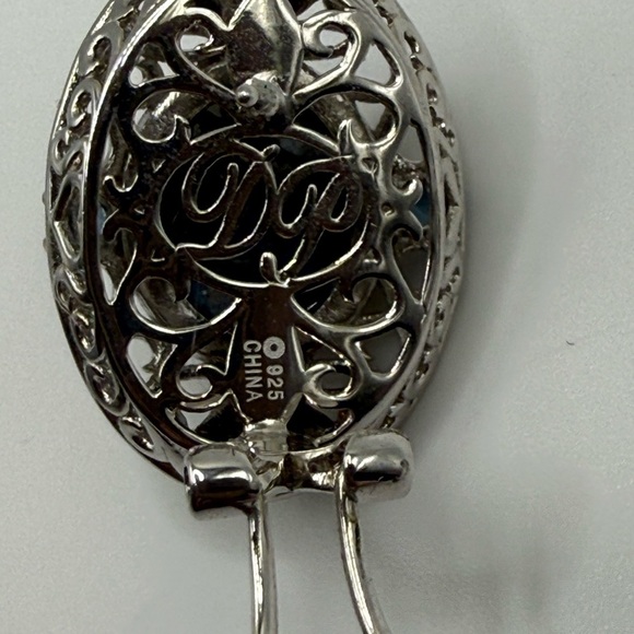 Gems en Vogue Labradorite Dangling Teardrop Pendant Sterling  Dallas Prince Gems en Vogue Labradorite Earrings 925